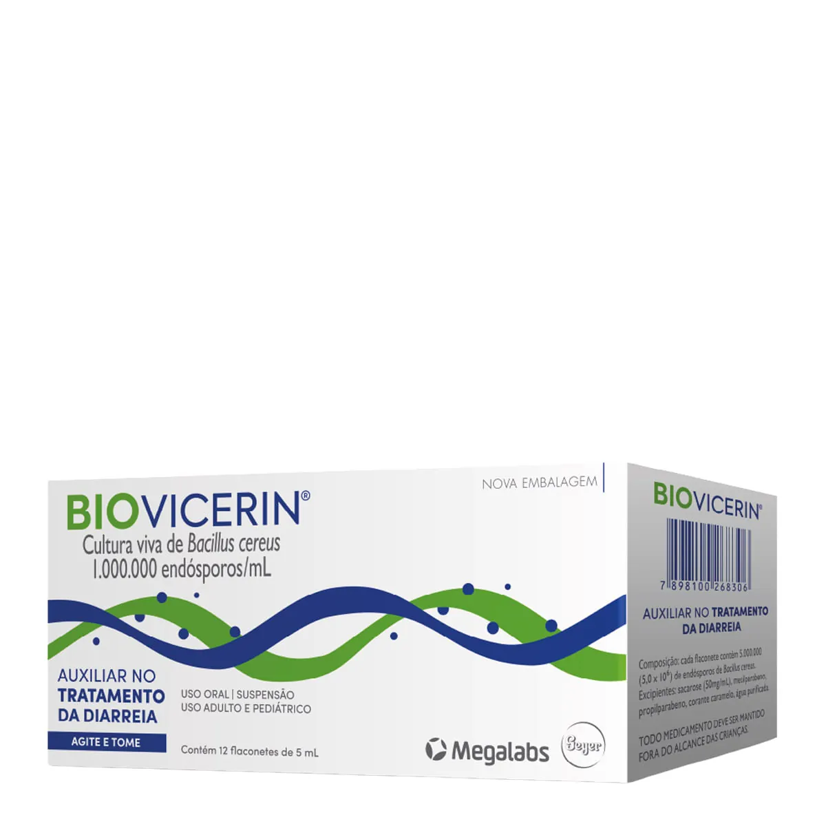 Biovicerin 1 X 106 End/ml Sus Or Ct 12 Flac X 5 Ml