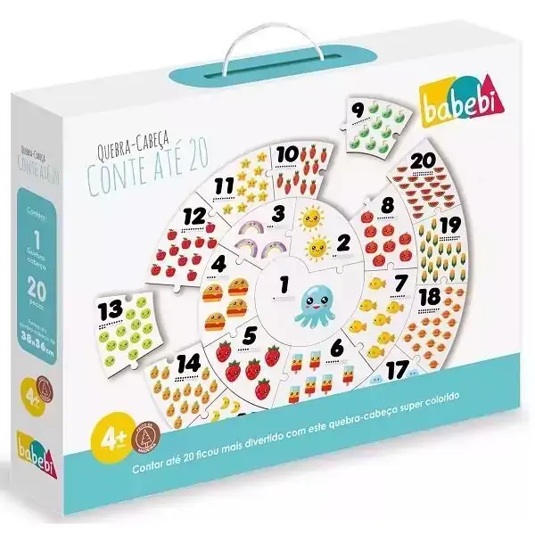 QUEBRA-CABEÇA Conte ATE 20 Babebi 6061