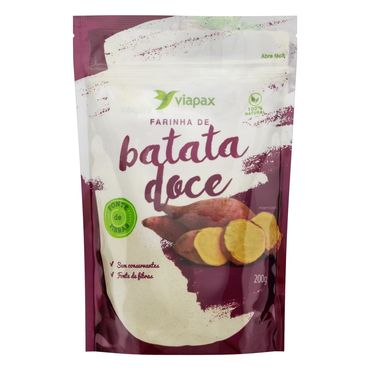 Farinha De Batata Doce Viapax Pouch 200g