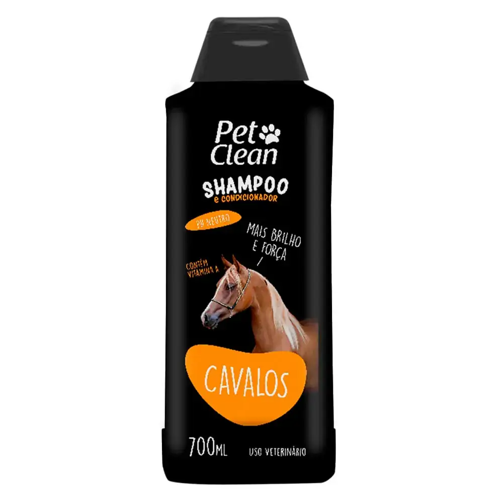 Shampoo e Condicionador para Cavalos Pet Clean 700ml 700ml
