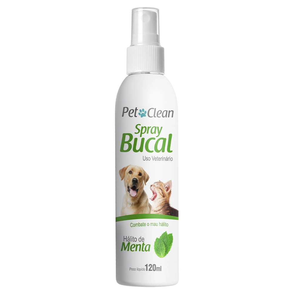 Spray Bucal Menta Pet Clean 120ml