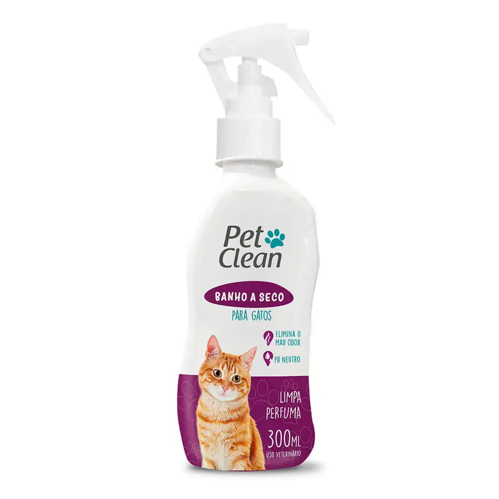 Banho a seco Gatos Pet Clean 300ml