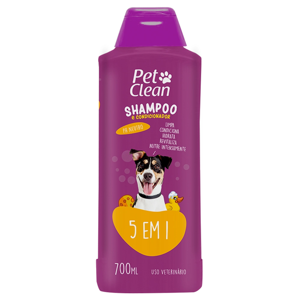 Shampoo para Cães e Gatos 5 em 1 Pet Look 700ml