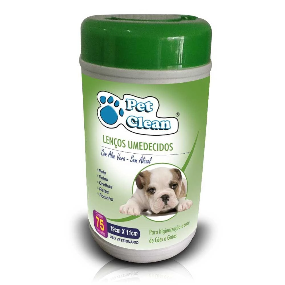 Lenço Umedecido Pet Clean 75 unidade