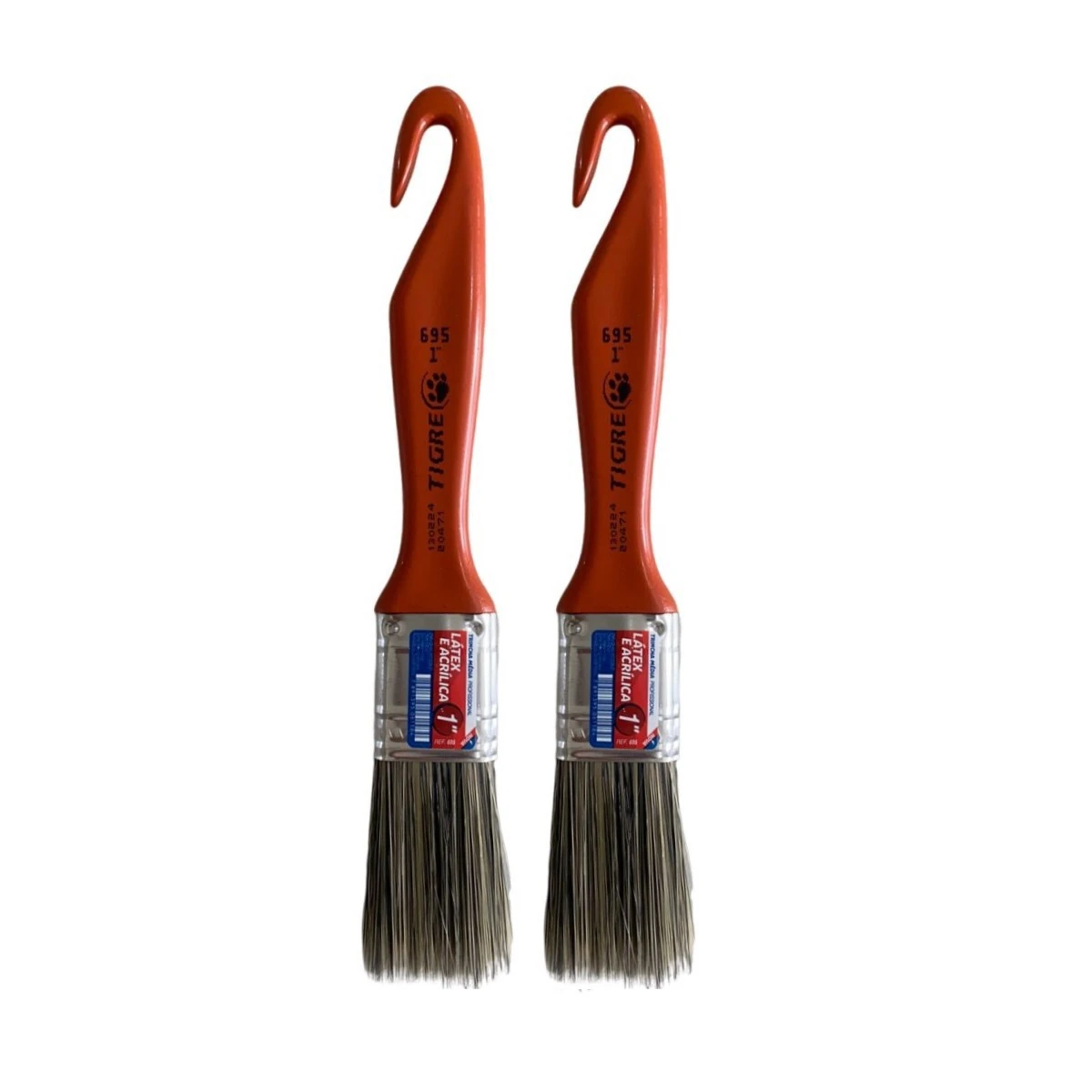 Kit 2 Trincha Pincel P/ Pintura Látex Acrílica 1 Tigre