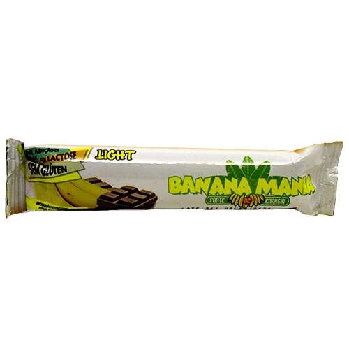Banana Passa Com Cobertura De Chocolate Ao Leite