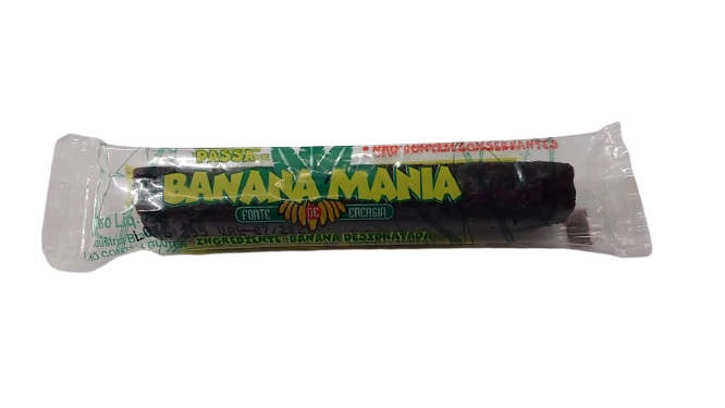 Barrra Banana Passa 20g Banana Mania
