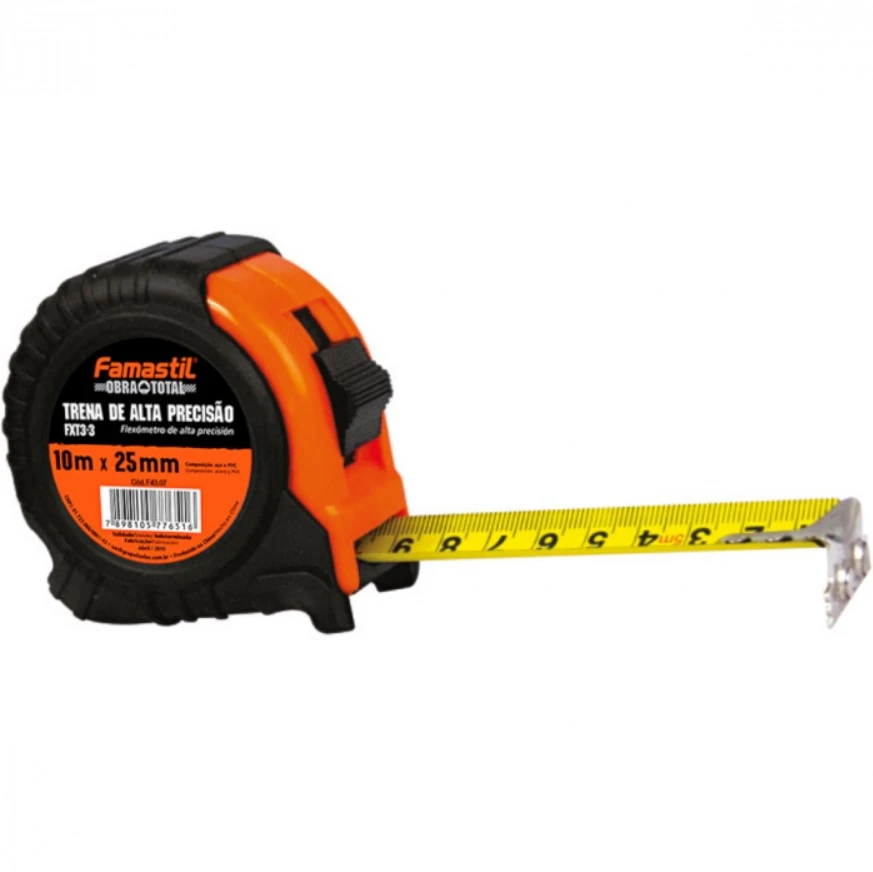Trena Emborrachada Famastil T2-10 10m X 25mm