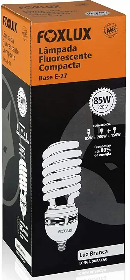 Lampada Fluoresc Compacta Foxlux 85w