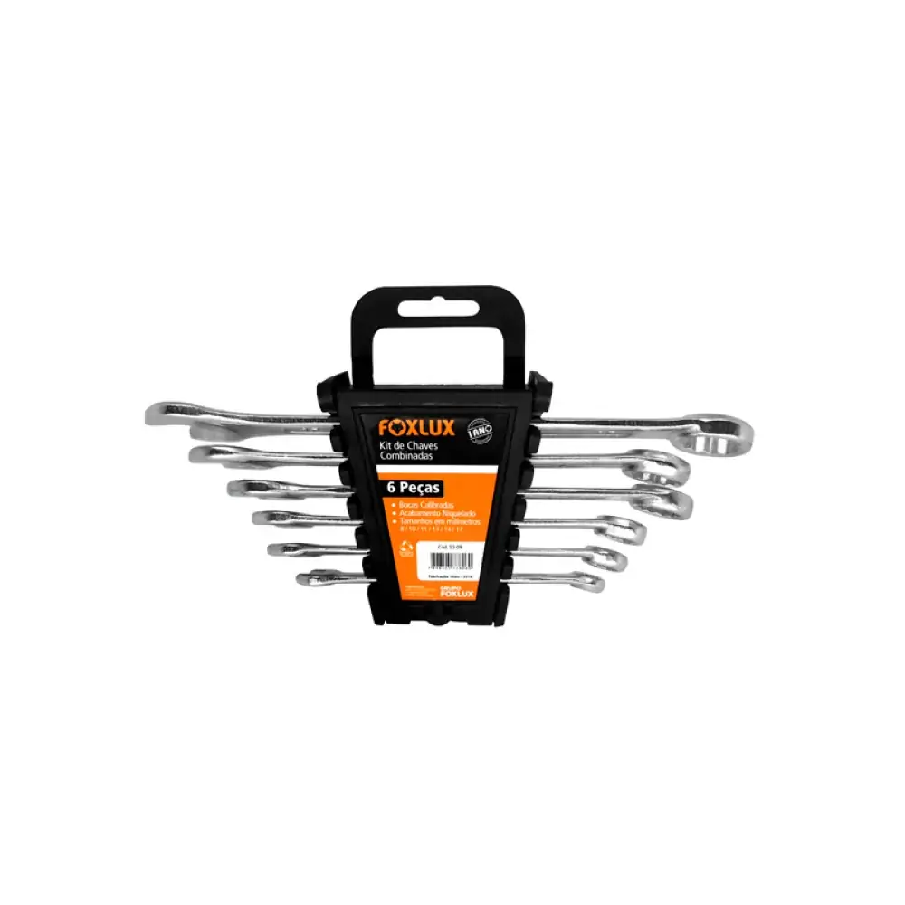 Kit Chave Combinada 6pcs Foxlux