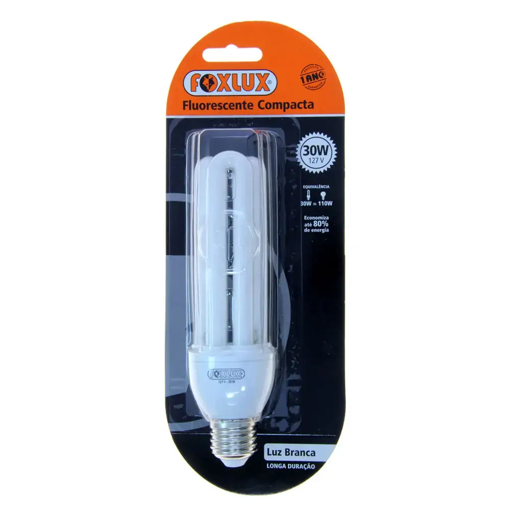 Lampada Foxlux Fluor Comp 30w