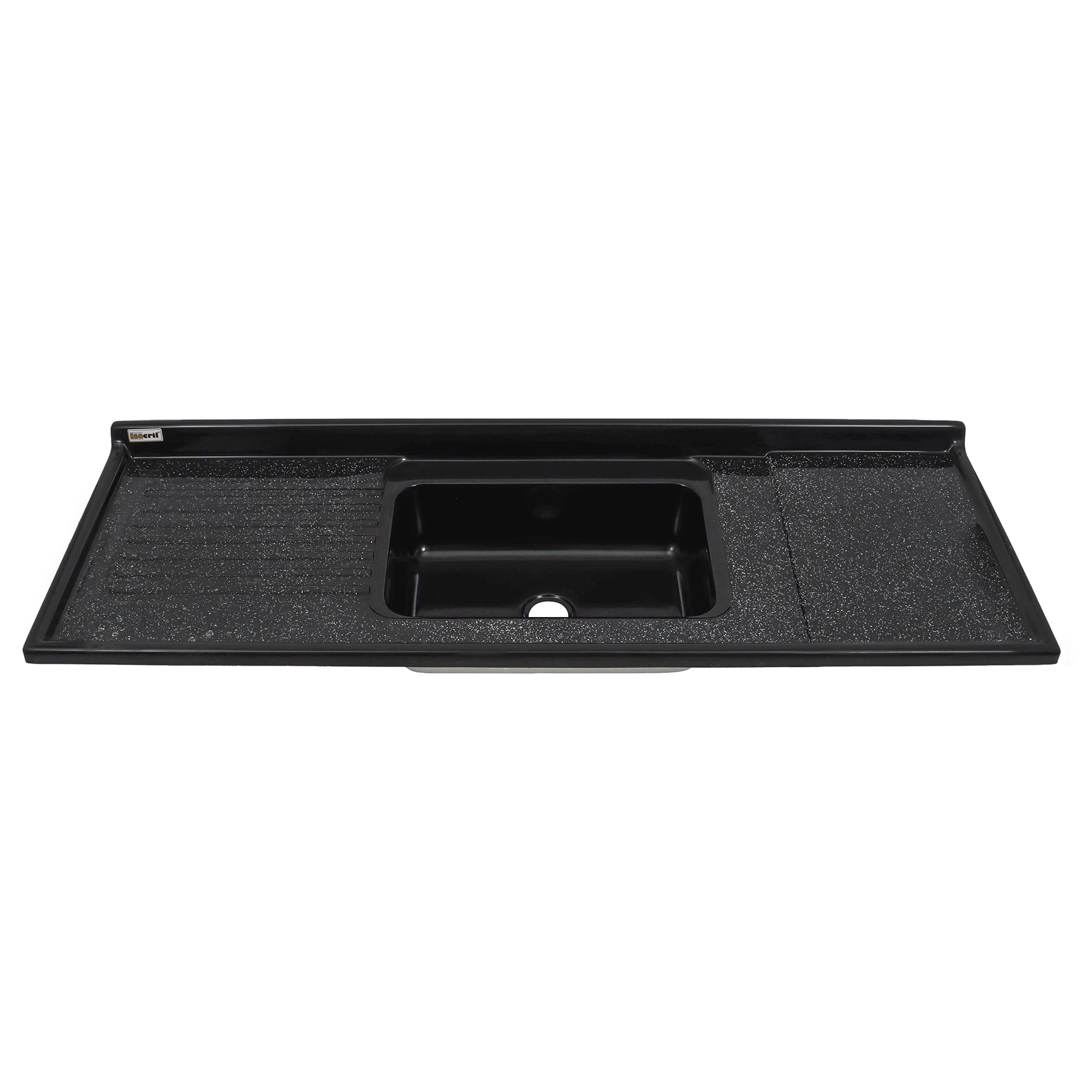 Pia de Cozinha Resina Preto 120cm CBC 15 Irmãos Corso