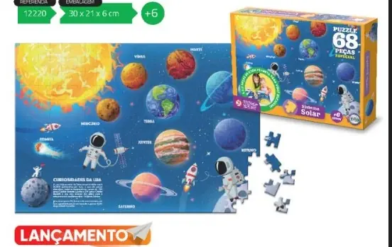 Puzzle 68 Pecas Especialsistema Solar