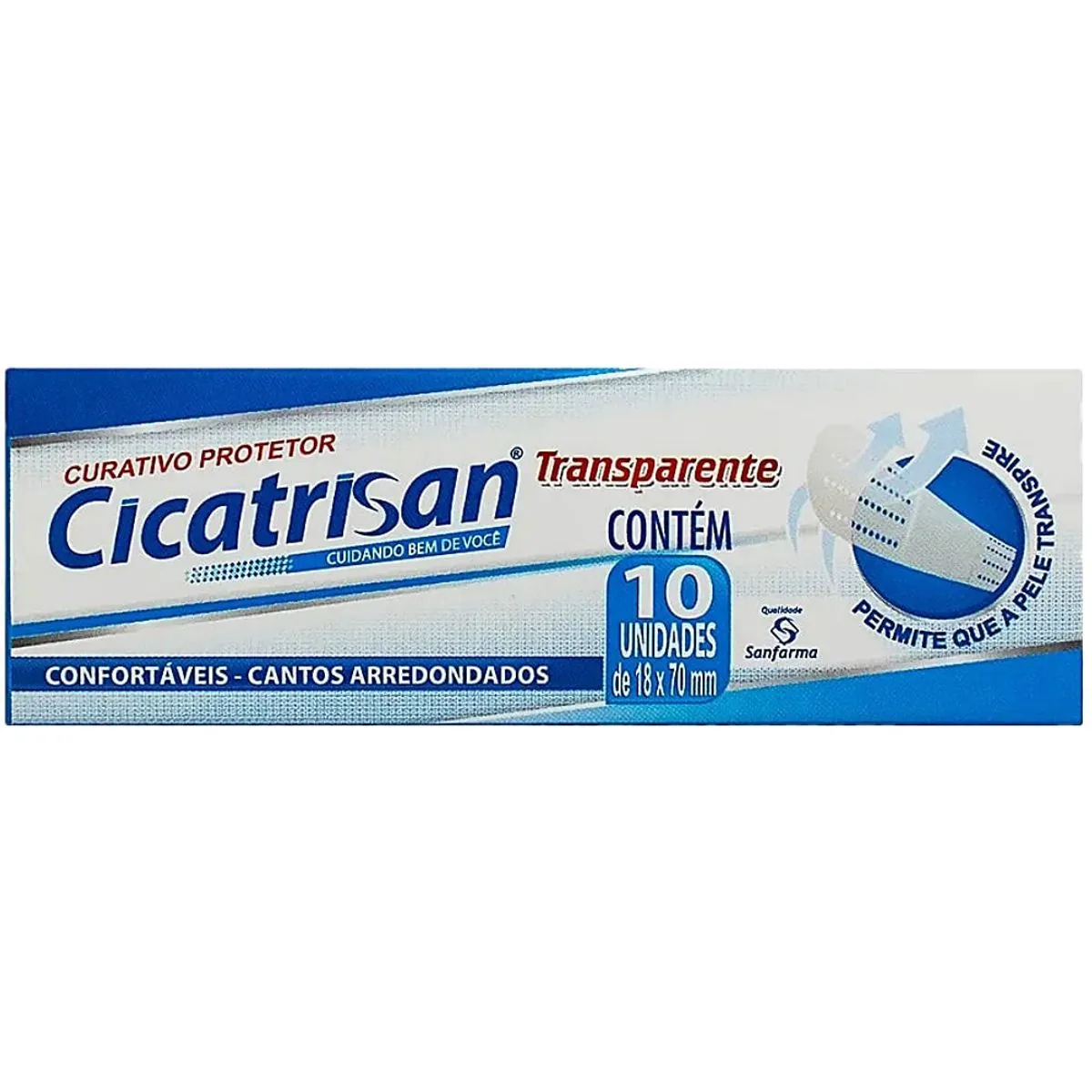 Curativo Antis Transparente Cicatrisante C/10 161