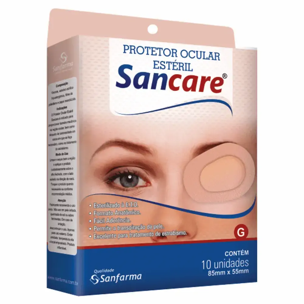 SANFARMA SANCARE PROTETOR OCULAR ESTÉRIL G 10 UNIDADES