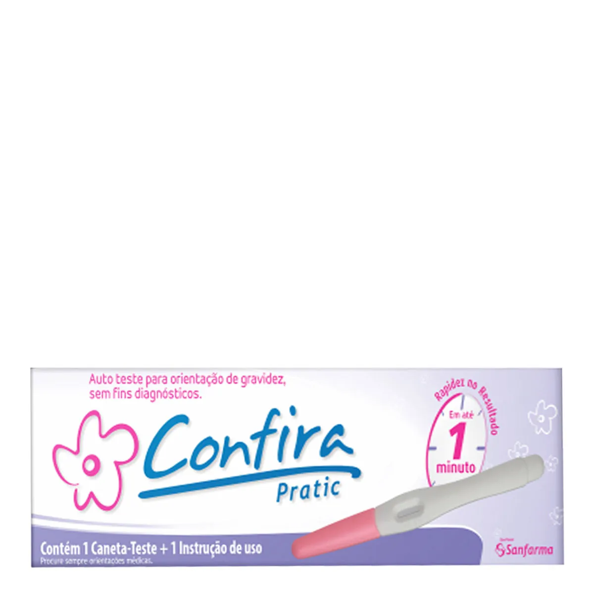 Teste De Gravidez Confira Pratic Caneta C/1 Sanfarma