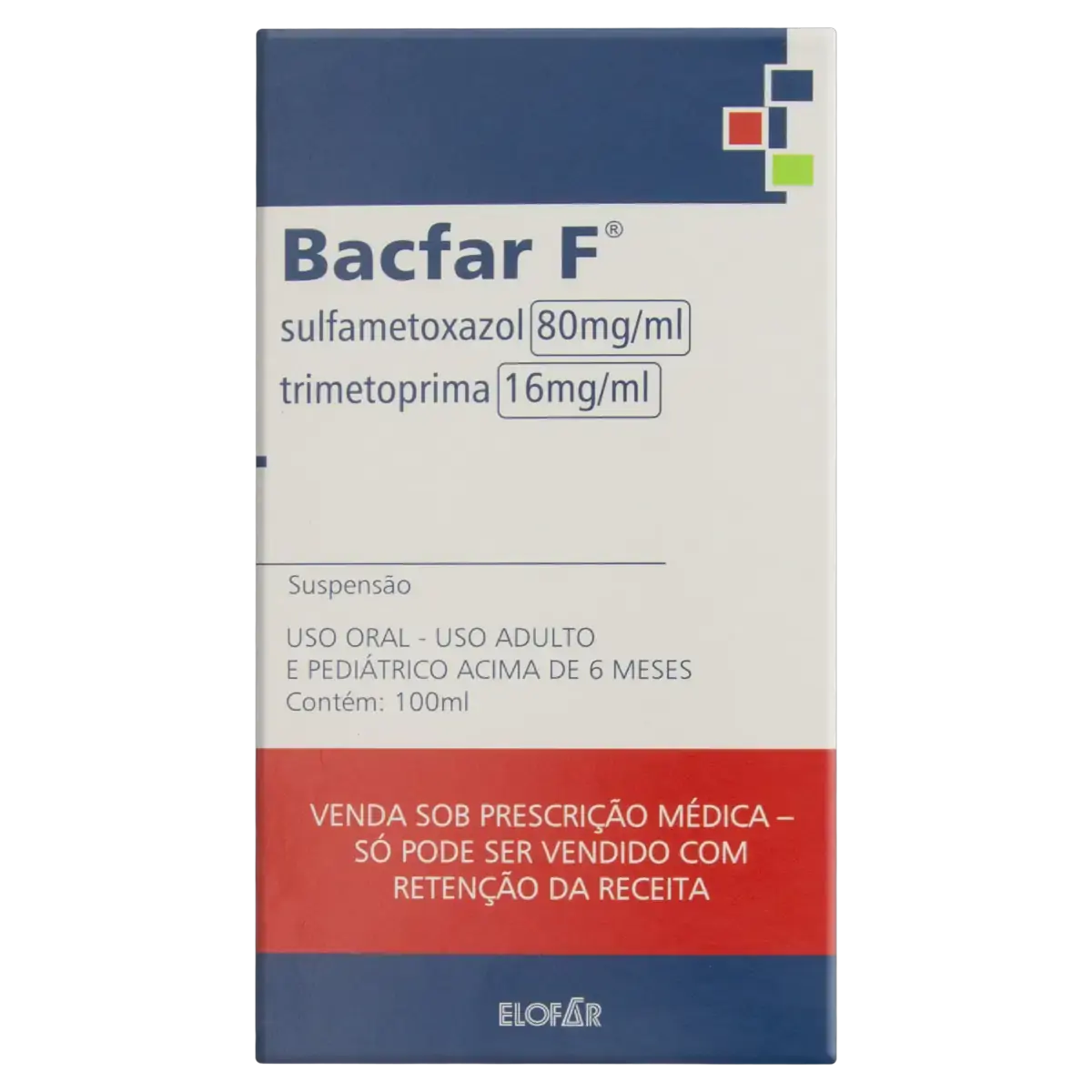 Bacfar F Elofar Caixa 100ml