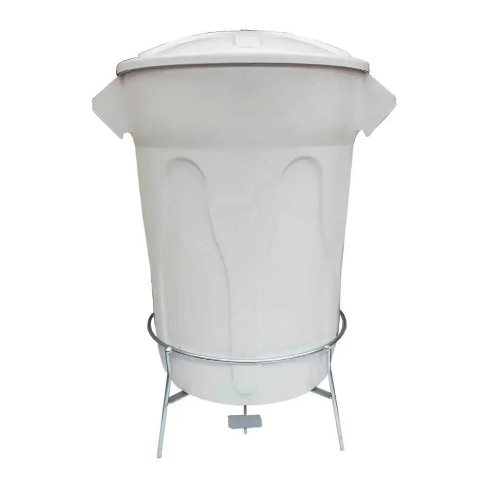 Cesto 60l Red C/pedal/armacao E8m Branco