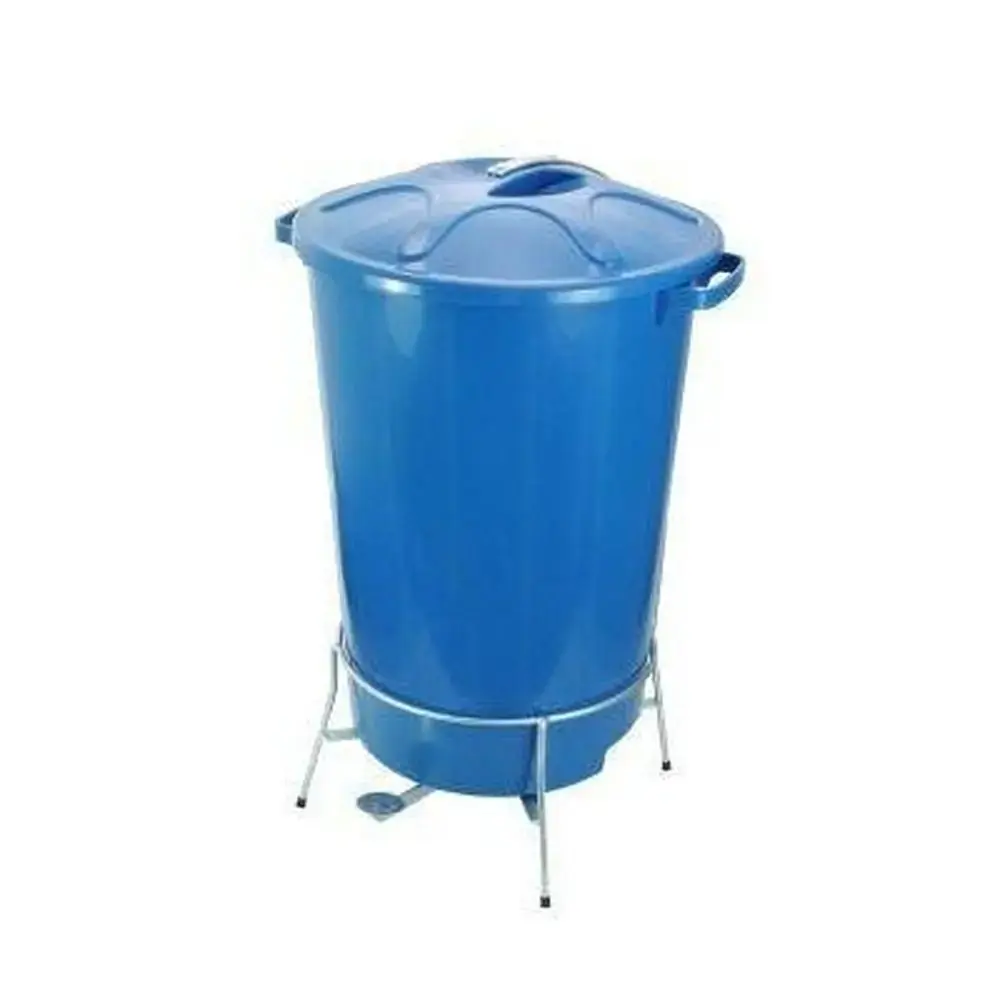 Cesto De Lixo C/ Pedal 100l Branco Klm