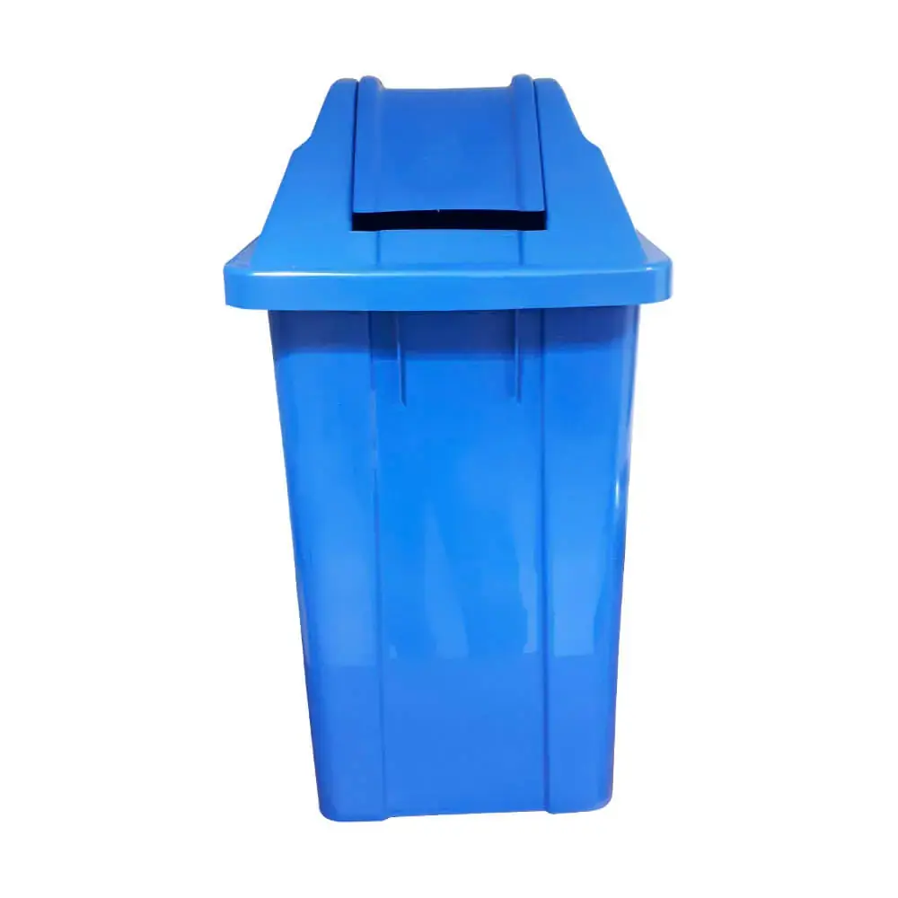 Lixeira Q60 Quad Azul Tp Vai Vem 60 Lt