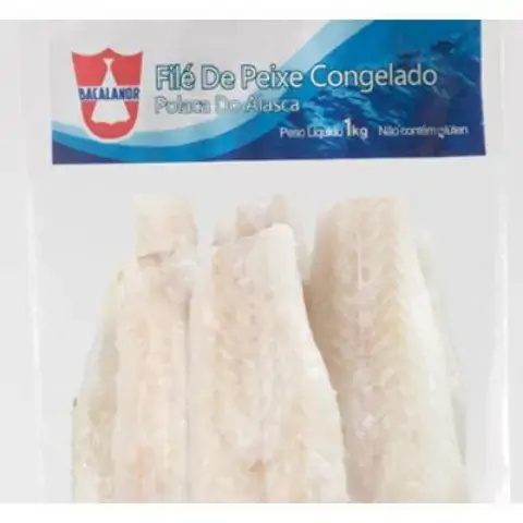 File De Merluza Do Alasca Planalto 1kg Cong