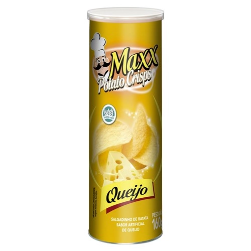 Batata Maxx Potato Crisps Queijo 160g