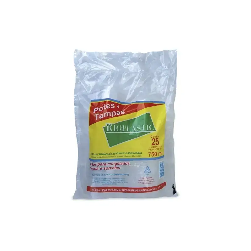 Kit Pote Rioplastic Pt.750ml 25und