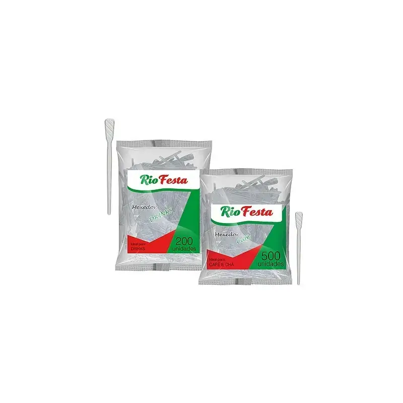 Mexedor P/ Cafe C/500 Cristal Rioplastic