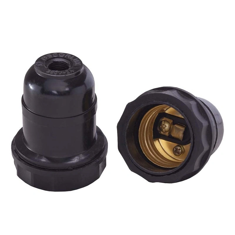 Soquete C Niple Ou Coluna P Luminarias Abajures Camarins Preto