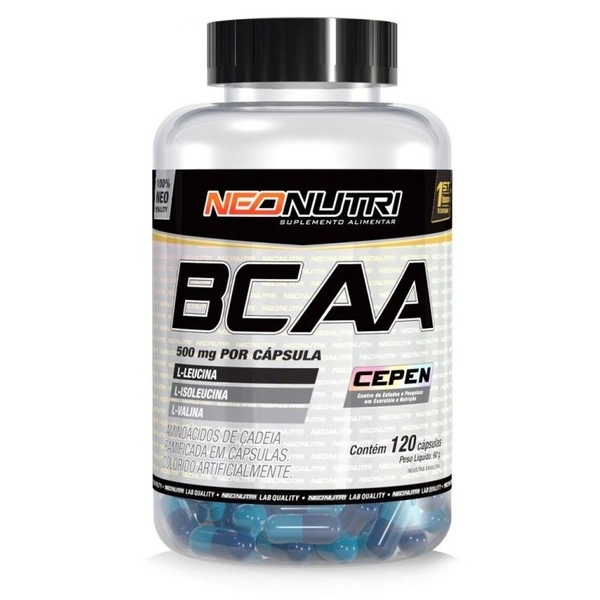 Esportivo Neonutri Bcaa 500 Pote 120 Cápsulas
