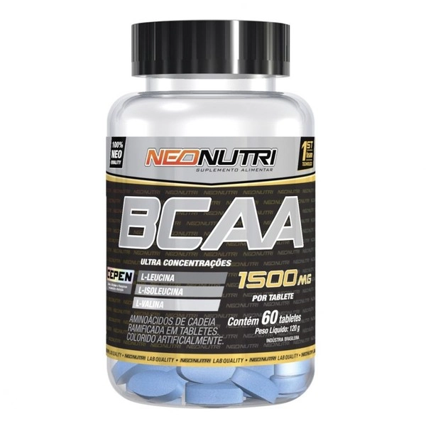 Esportivo Neonutri Bcaa 1500 Pote 60 Tabletes
