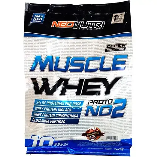 Muscle Whey Baunilha 4,5kg Neo Nutri .