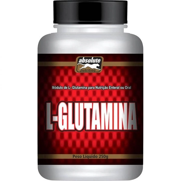 Esportivo Absolute Nutrition L Glutamina Pote Pó 250 Gramas