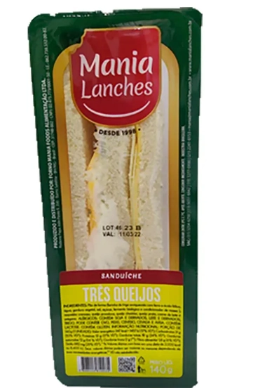 Loja Sanduiche Mania Tres Queijos 150g