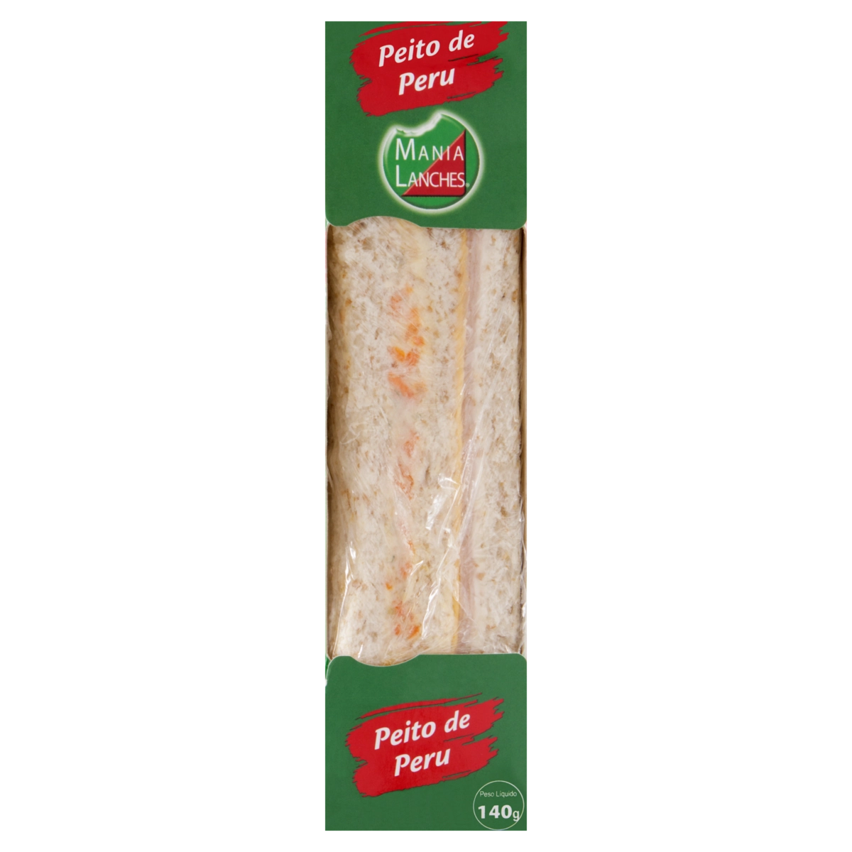 Sanduíche Sabor Peito De Peru Mania Lanches 140g