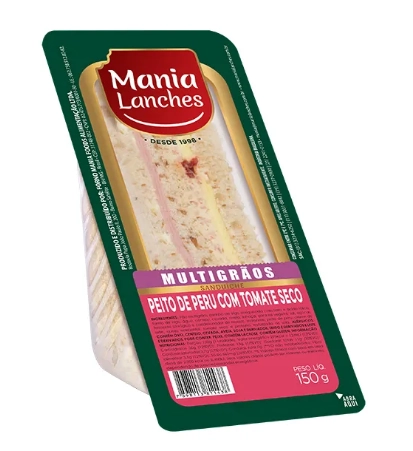 Lanche Natural Pp Com Tomate Seco Mania Light Mania Light
