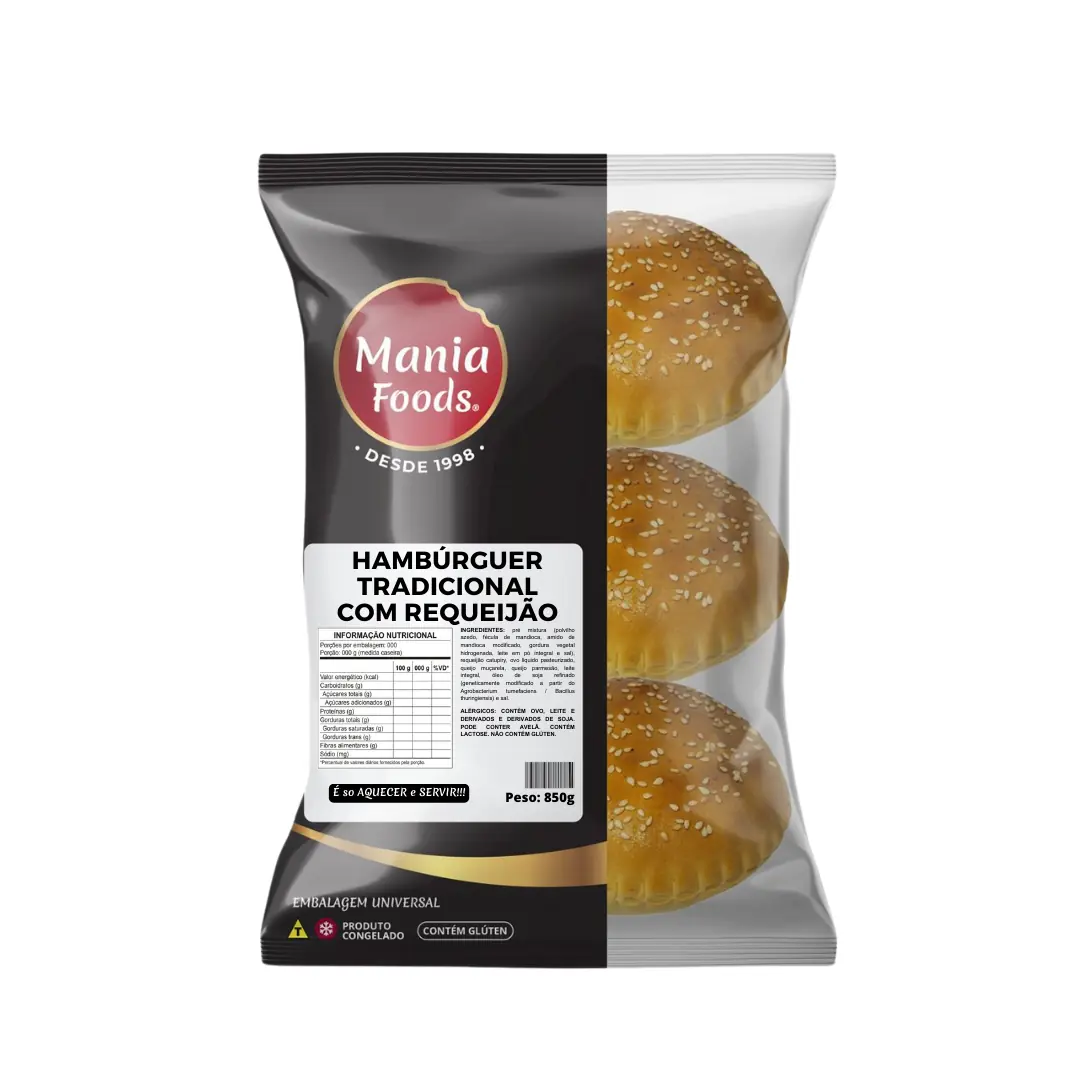 Hamburguer Forno Mania Trad.c/requeijao 170g