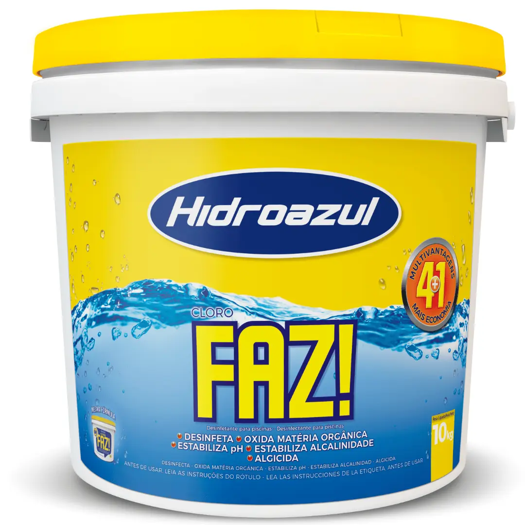 Cloro FAZ Hidroazul 10kg