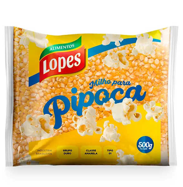 Milho De Pipoca Lopes 500g