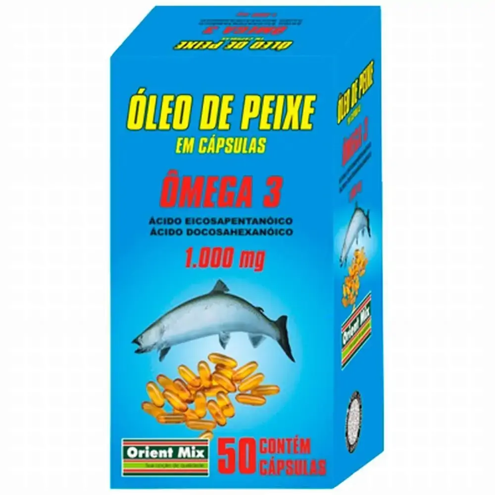 Oleo De Peixe 1000mg 50caps Orient Mix