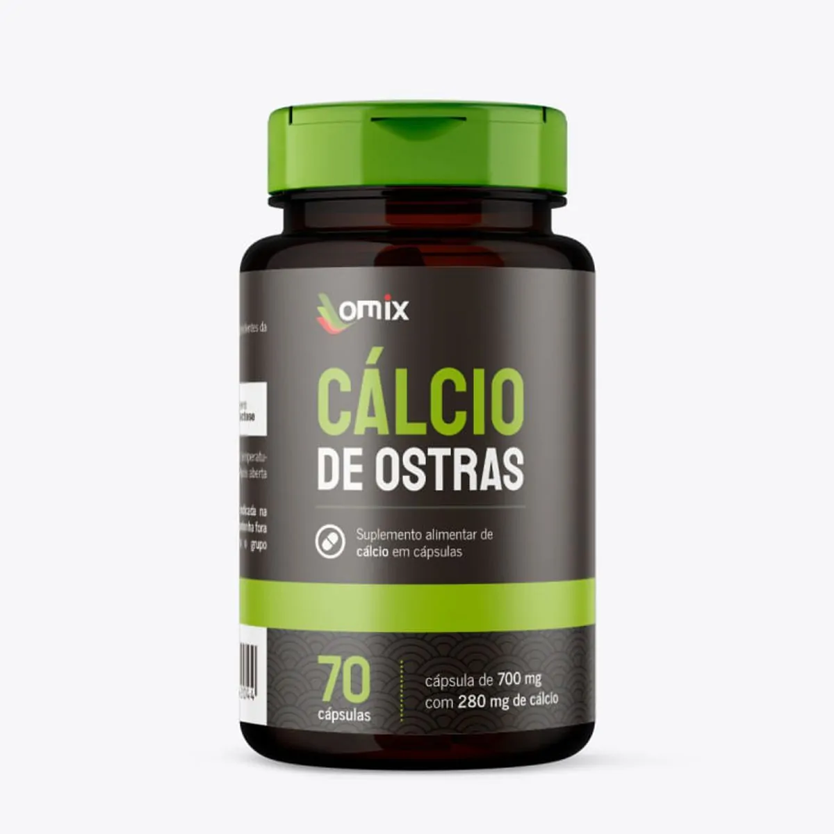 Cálcio à Base De Concha De Ostras 60 Cápsulas Orient