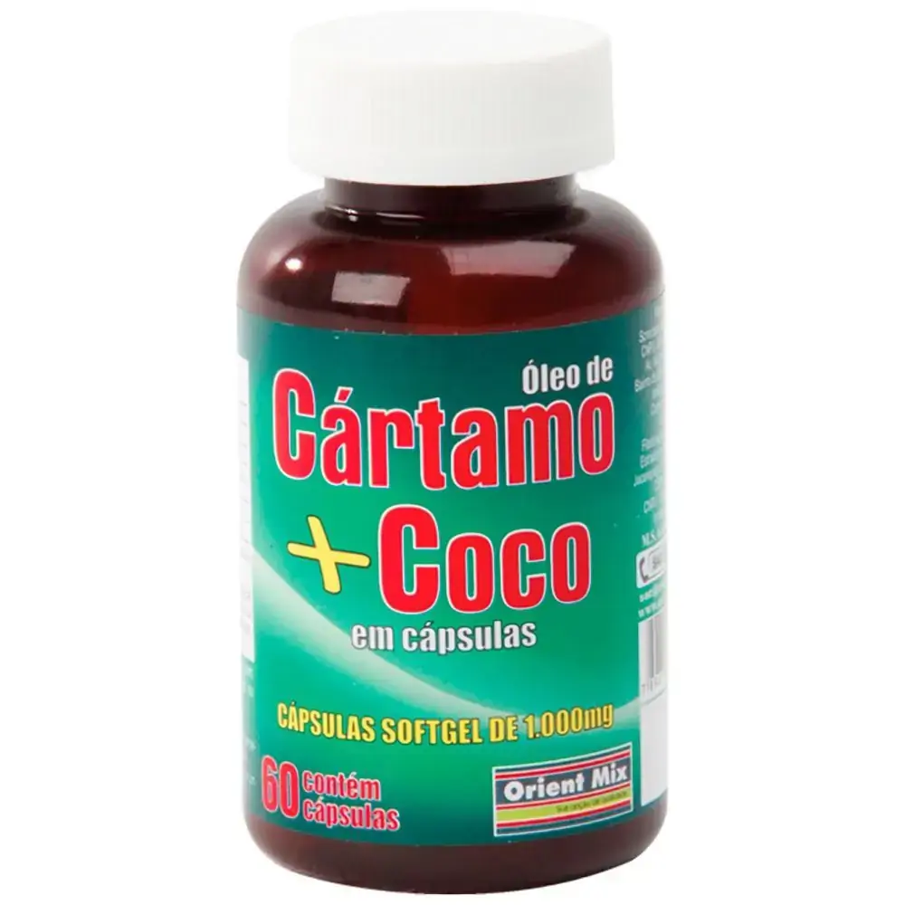 Oleo Cartamo Coco 1g 60caps Orient Mix