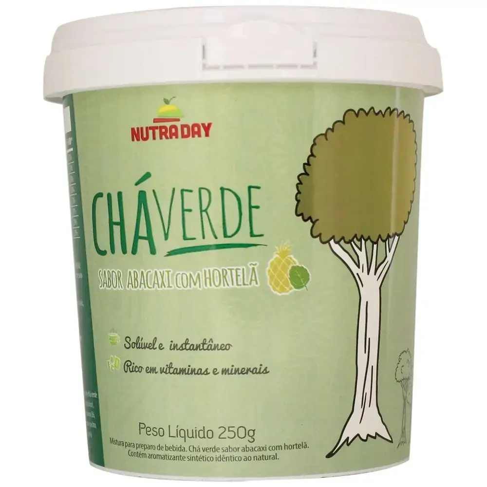 Chá Verde Sabor Limão Nutraday 250g Orient Mix