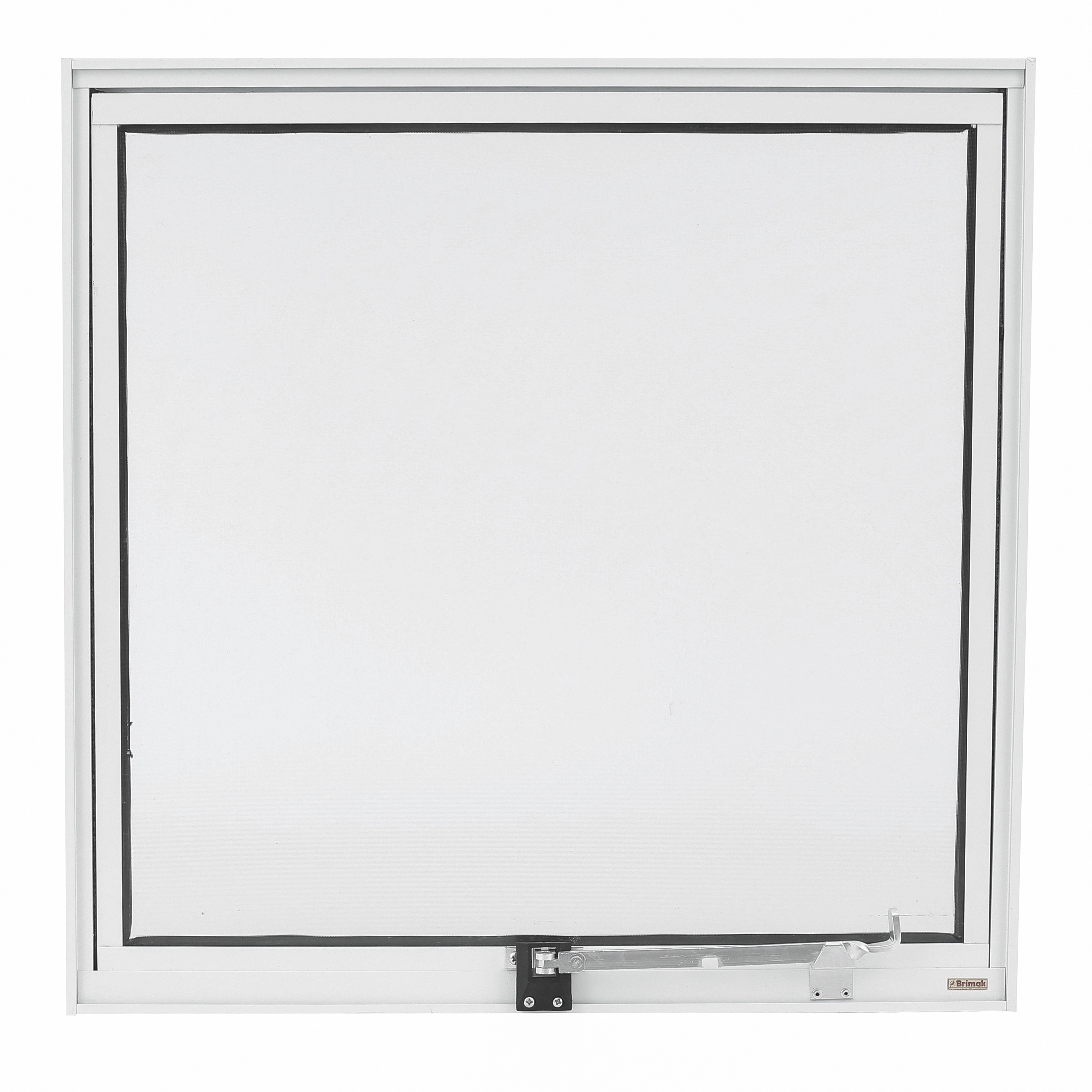 Janela de Alumínio Maxim-ar 60x60cm com Vidro Mini Boreal Plus Brimak Branca