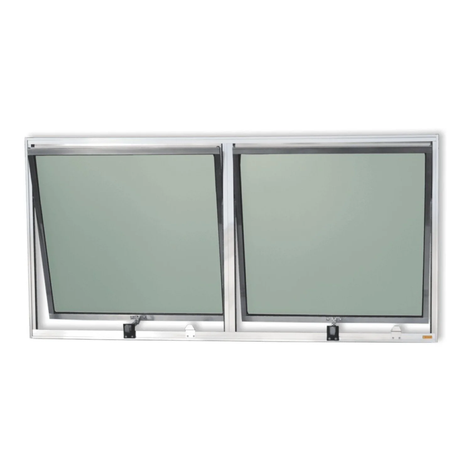 Janela De Alumínio Maxim-ar 2 Seções 60x120cm Vidro Mini Boreal Plus Brimak Brilhante