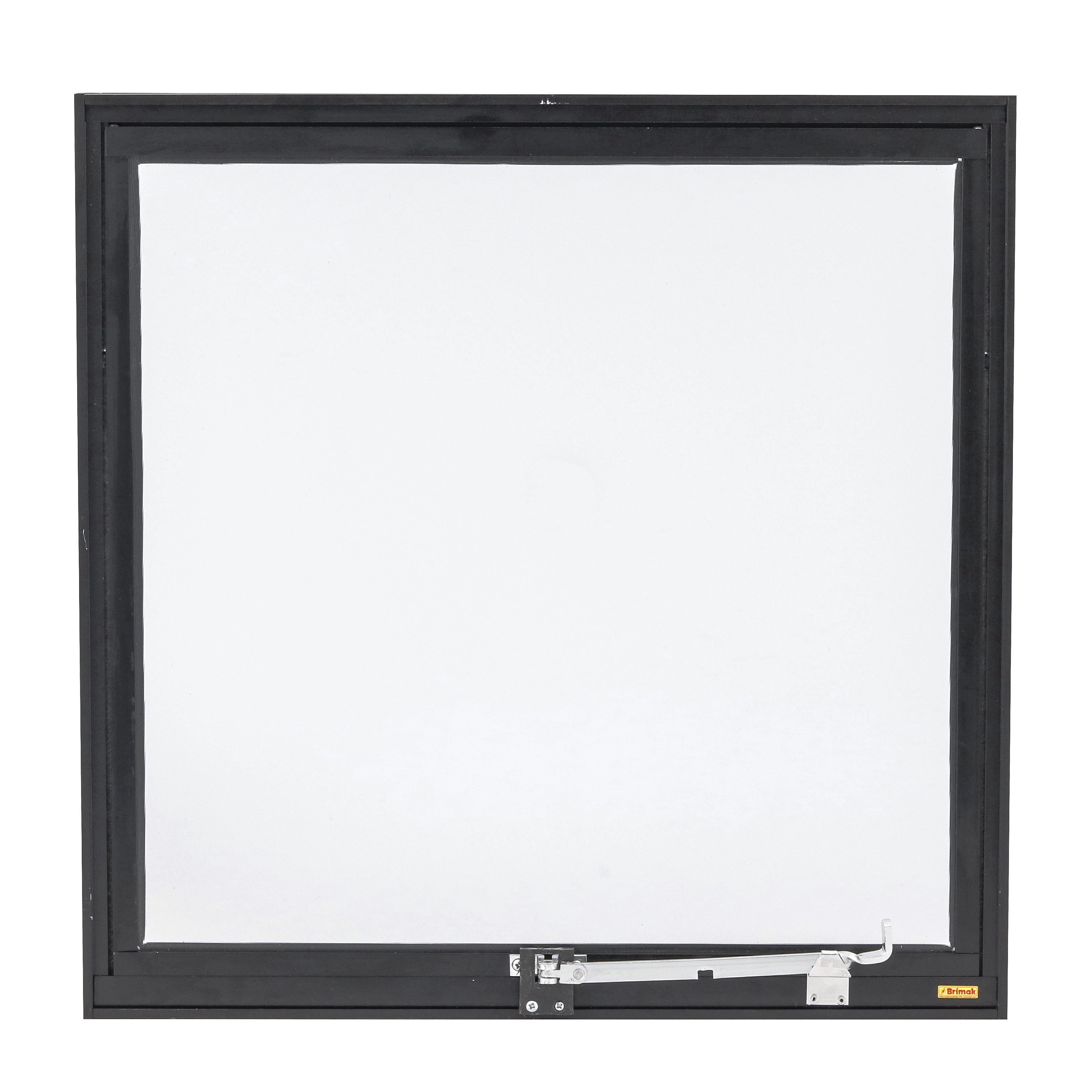 Janela de Alumínio Maxim-ar 60x60cm com Vidro Mini Boreal Plus Brimak Preta