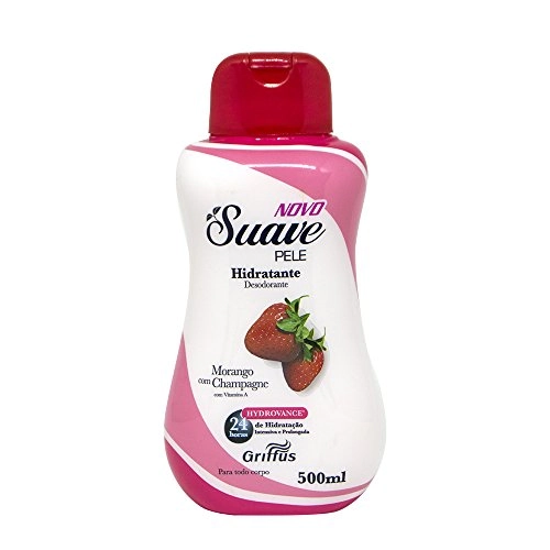 Hidratante Corporal Morango Com Champagne e Vitamina A Suave Pele Griffus 500ml
