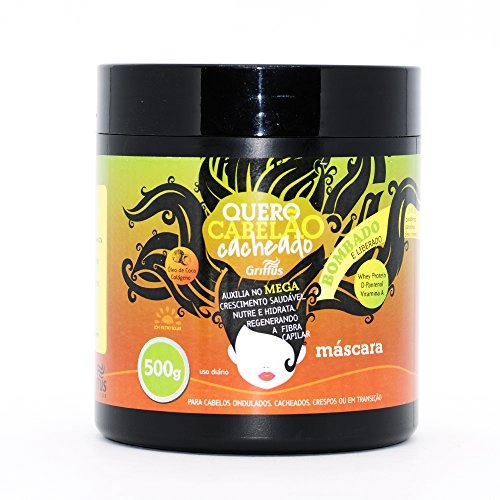 Mascara Griffus 500g Quero Cabelao Cacheado