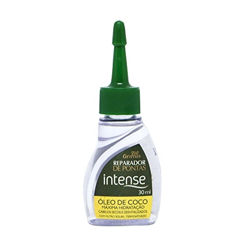 Reparador de Pontas Óleo de Coco Máxima Hidratação Vegano Intense Griffus 30ml