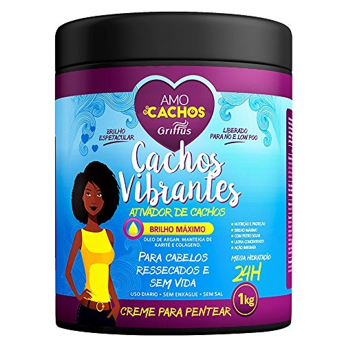 Creme P/ Pent Cachos Vibran Amo Cachos 1k Griffus